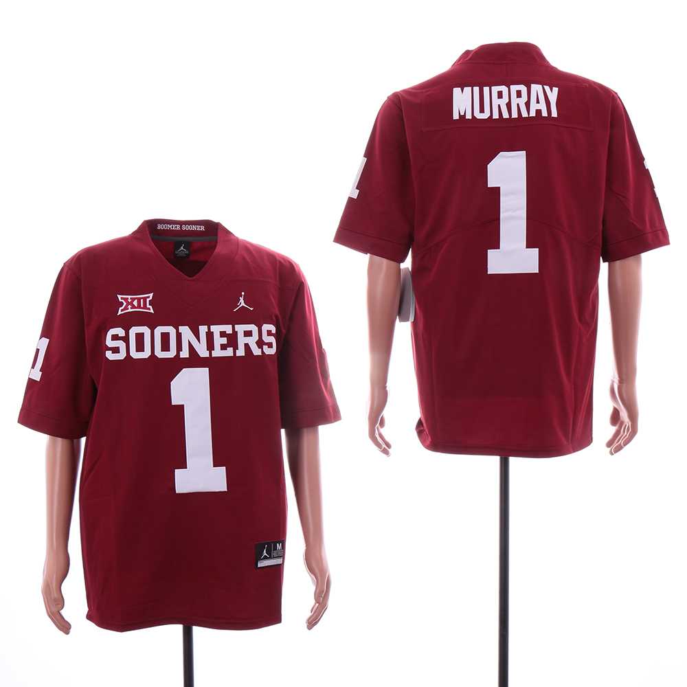 Oklahoma Sooners 1 Kyler Murray Red College Football Jersey,We sell and wholesale Oklahoma Sooners 1 Kyler Murray Red College Football Jersey on line form chian!